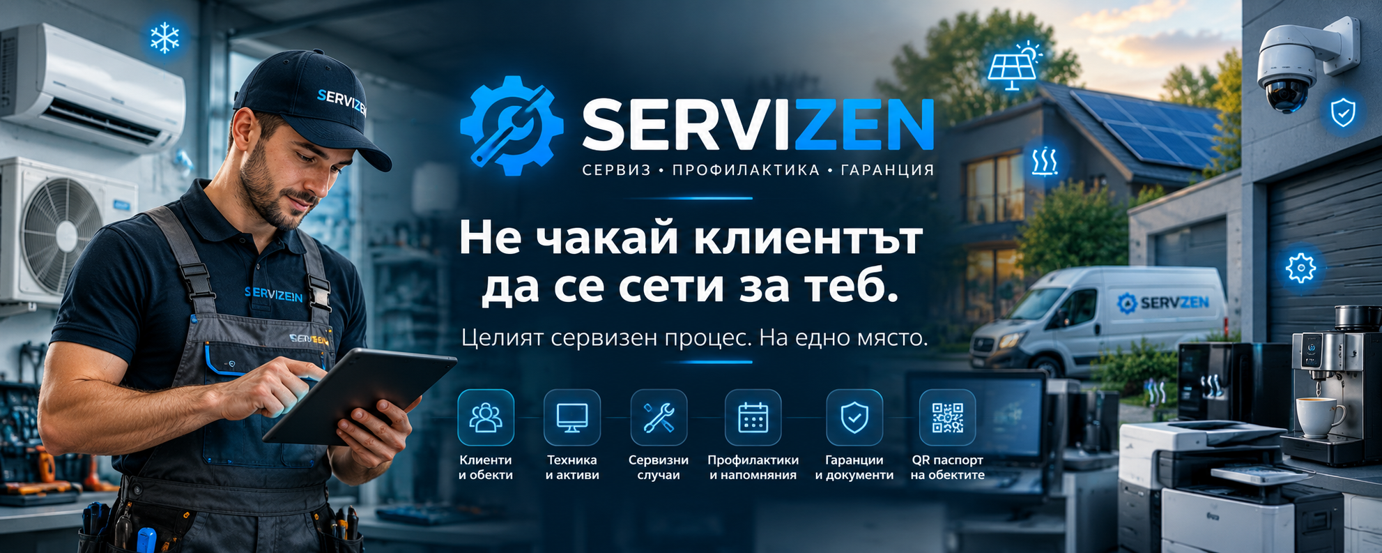 SERVIZEN — целият сервизен процес на едно място